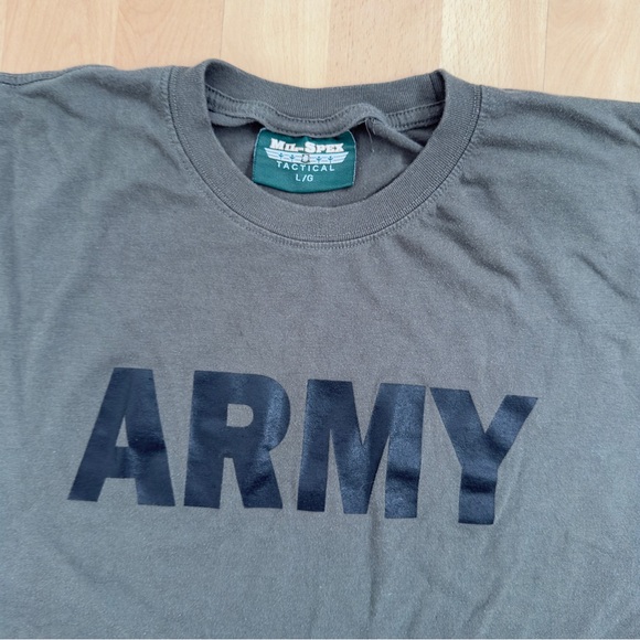 “ARMY” Vintage Tee Shirt Mil-Spex Mens Large - Picture 2 of 7